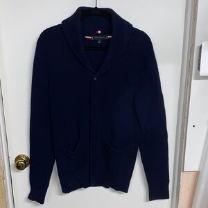 Tommy Hilfiger Dark Blue Cardigan Sweater